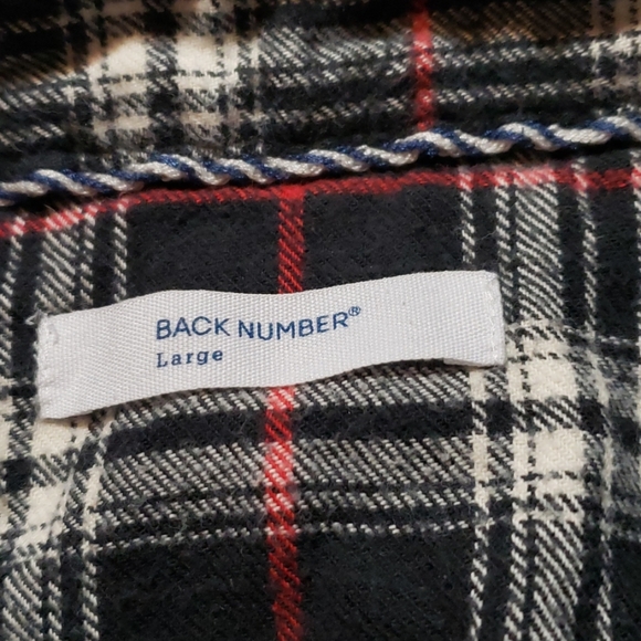 Back Number flannel - Picture 2 of 3
